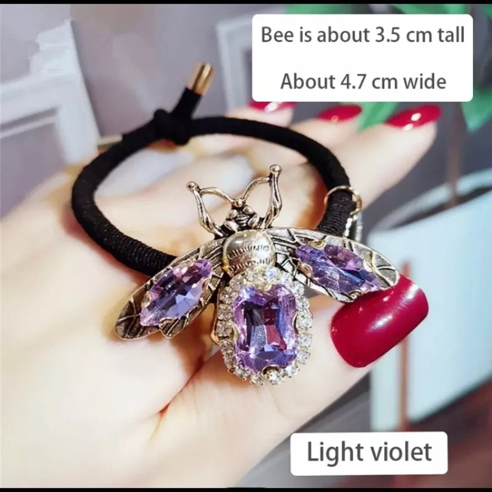 Bee Hair tie Medium stretch embellished